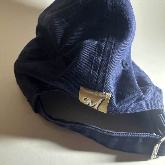 Milwaukee Brewers Hat Cap Navy Blue Nike Adjustable Strapback Dad Hat - Picture 3 of 5